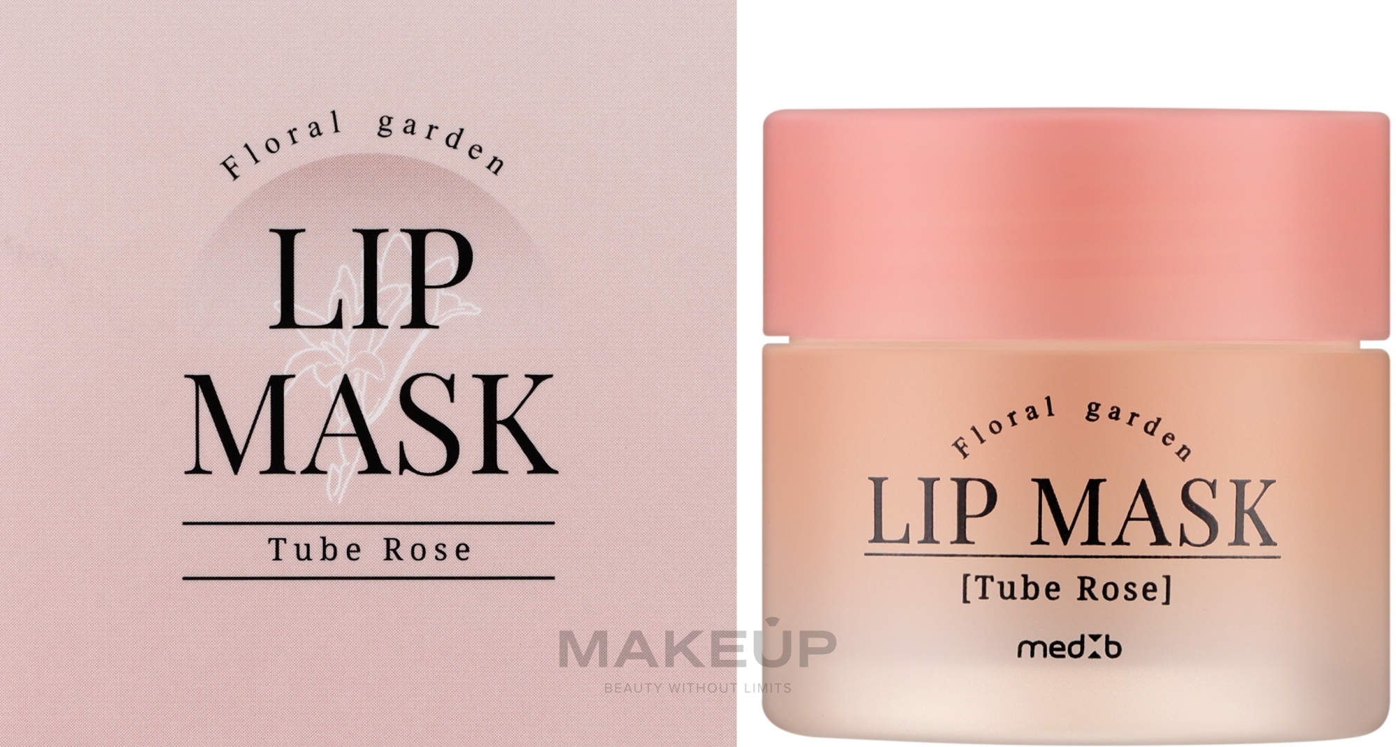 Бальзам-маска для губ "Тубероза" - Med B Floral Garden Lip Mask Tube Rose — фото 20g