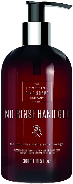Очищувальний гель для рук без змивання - Scottish Fine Soaps No Rinse Hand Gel — фото N1