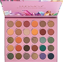 Духи, Парфюмерия, косметика Палетка теней - Hudamoji 30 Pan Shadow Pallete So Jaded