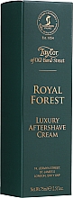 Taylor of Old Bond Street Royal Forest Aftershave Cream - Крем после бритья — фото N2