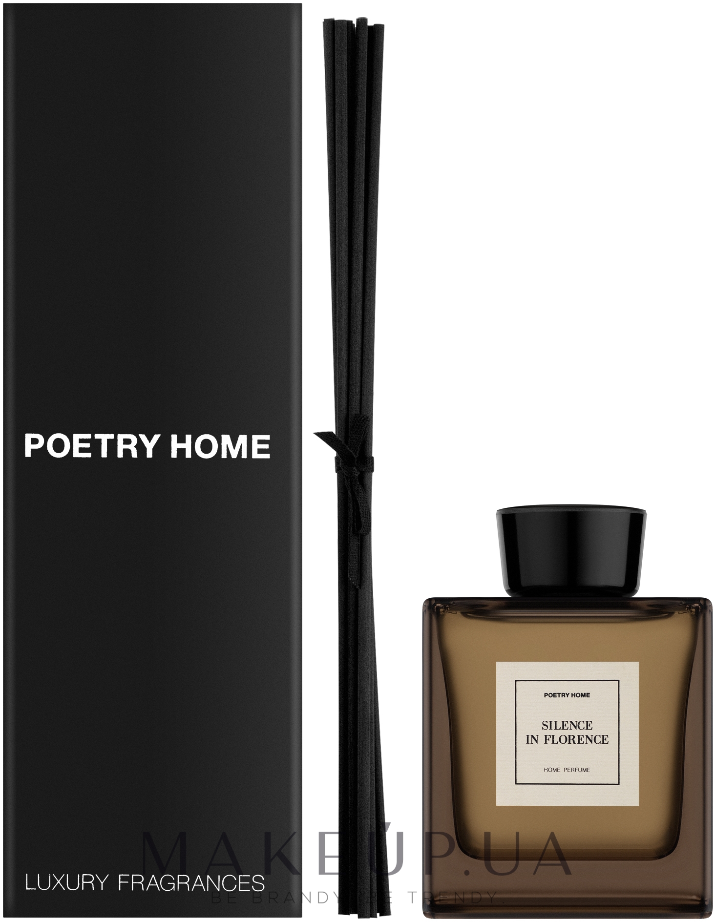 Poetry Home Silence In Florence Black Square Collection - Парфюмированный диффузор — фото 250ml