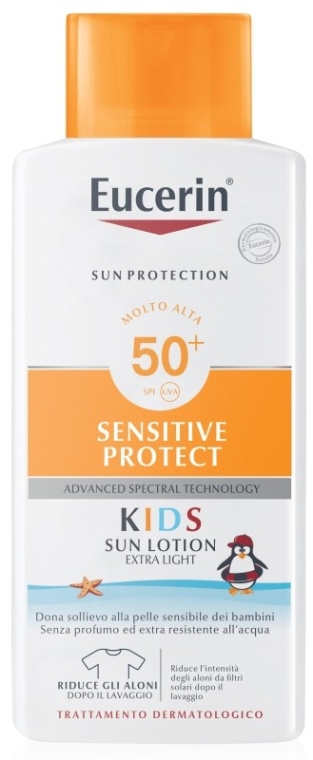 Сонцезахисний лосьйон для дітей - Eucerin Sun Protection Kids Sun Lotion Extra Light SPF50+ — фото N1