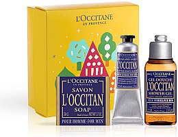 Духи, Парфюмерия, косметика L'Occitane Pour Homme - Набор (sh/gel/75ml + ash/balm/30ml + soap/50g)