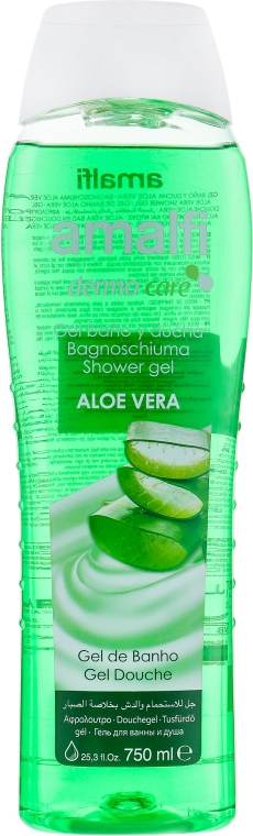 Гель для душа и ванны " Алое Вера" - Amalfi Skin Shower Gel — фото N1