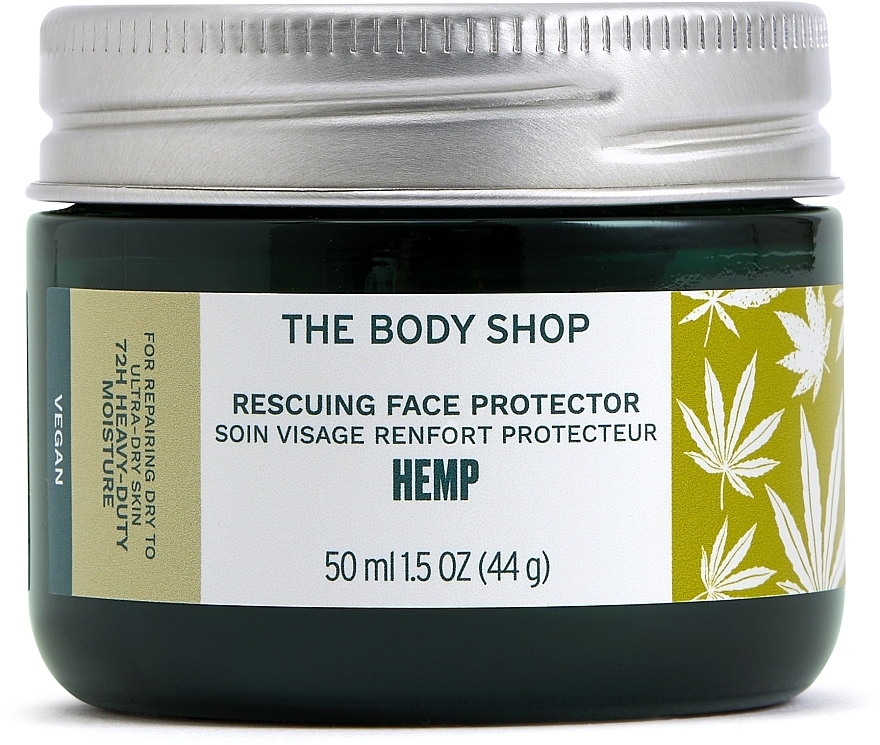 Защитный крем для лица с маслом семян конопли - The Body Shop Hemp Rescuing Face Protector