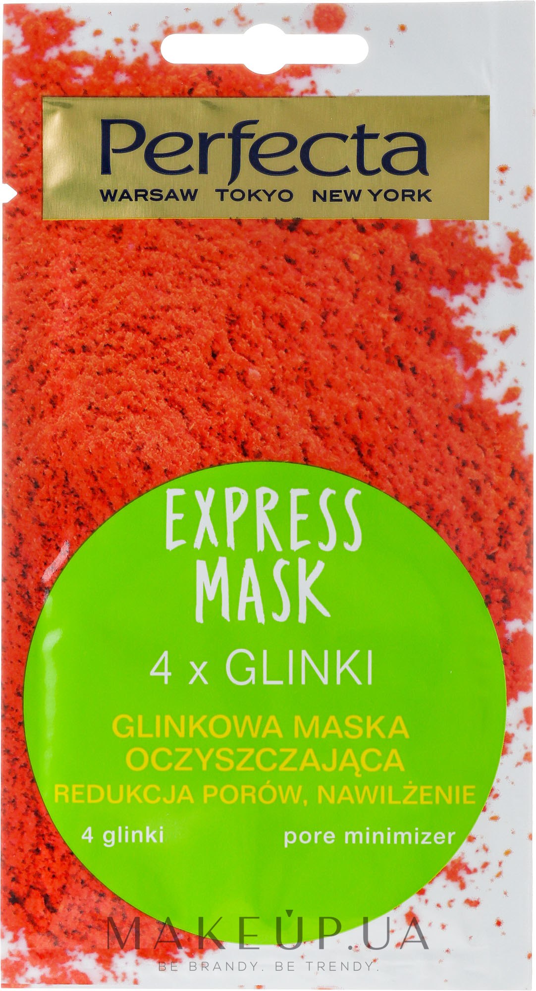 Очищувальна маска для обличчя "4 глини" - Perfecta Express Mask — фото 8ml