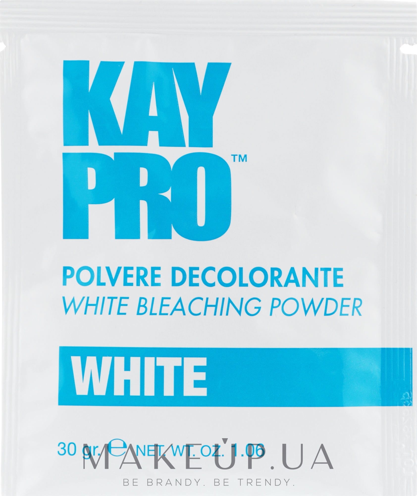 Средство для осветления волос "White" - KayPro Bleach Powder White (саше) — фото 30g