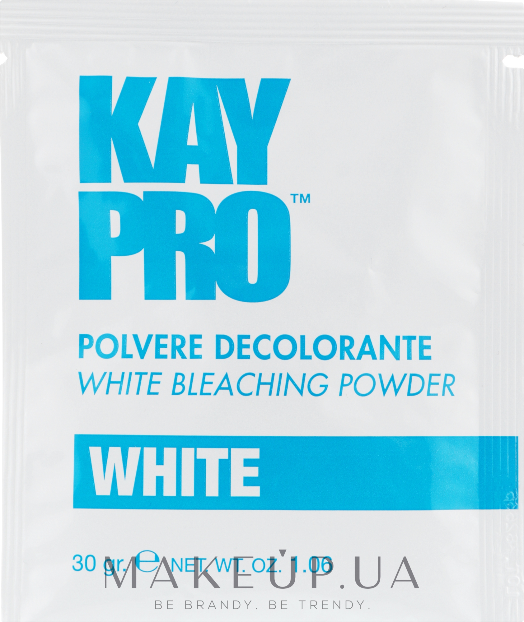 Засіб для освітлення волосся "White" - KayPro Bleach Powder White (саше) — фото 30g