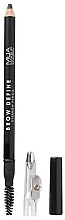 Карандаш для бровей - MUA Brow Define Eyebrow Pencil — фото N1