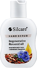 Парфумерія, косметика Скраб для рук - Silcare Hand Scrub Regenerative Flaxseed Oil