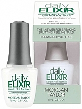 Зміцнювальний лак для нігтів - Morgan Taylor Daily Elixir Keratin Nail Treatment — фото N1