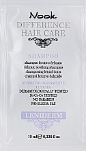 Успокаивающий шампунь - Nook DHC Leniderm Shampoo (пробник) — фото N1