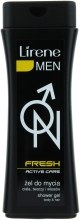 Парфумерія, косметика РОЗПРОДАЖ Гель для миття тіла і волосся - Lirene Men Fresh Shower Gel*