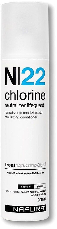 Спрей для нейтралізації хлору для волосся та тіла - Napura N22 Lifeguard Neutralizer Chlorine — фото N1
