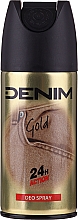 Denim Gold - Набор (ash/lot/100ml + deo/150ml + sh/gel/250ml) — фото N4