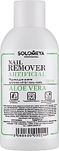 Жидкость для снятия искусственных ногтей и гель-лака "Алоэ вера" - Solomeya Nail Remover Aloe Vera — фото N1