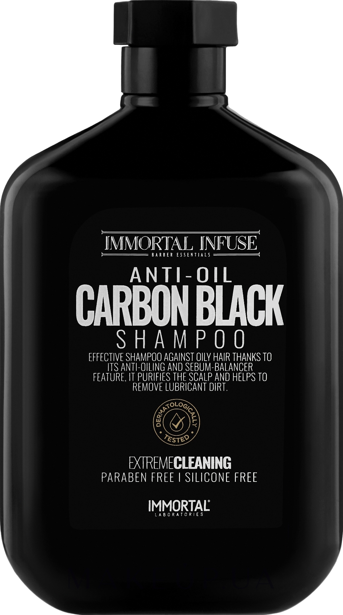 Шампунь для жирных волос - Immortal Infuse Anti-Oil Carbon Black Shampoo — фото 500ml
