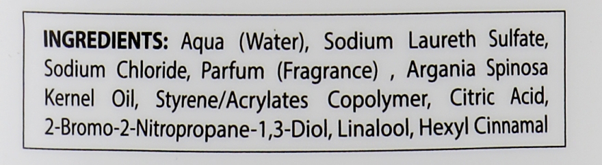 Гель для душу з арганієвою олією - Parisienne Italia Fiorile Organ Body Wash — фото N3