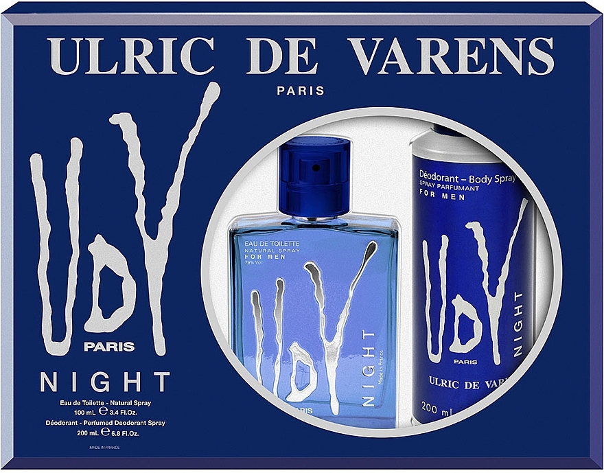 Ulric de Varens UDV Night - Набір (edt/100ml + deo/200ml) — фото N1