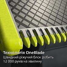 Сменные лезвия с насадками для тела - Philips OneBlade 360 QP624/50  — фото N7