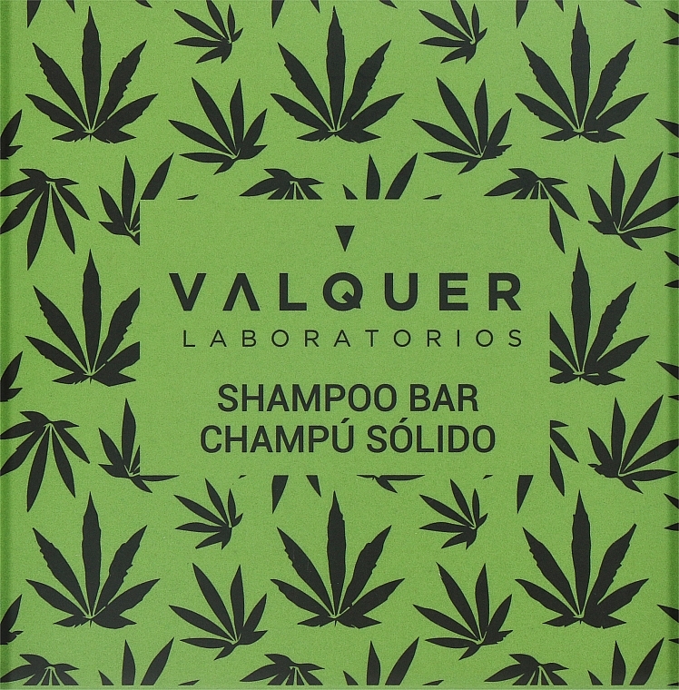 Твердый шампунь с конопляным маслом - Valquer Shampoo Bar With Cannabis Extract & Hemp Oil — фото N1
