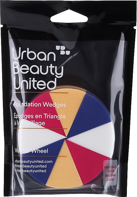 Клиноподібні спонжі для макіяжу - UBU Wonder Wheel Foundation Sponge Circle — фото N1