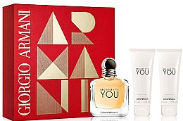 Парфумерія, косметика Набір - Giorgio Armani Emporio Armani Because It’s You (edp/100ml + sh/gel/75ml + b/lot/75ml)