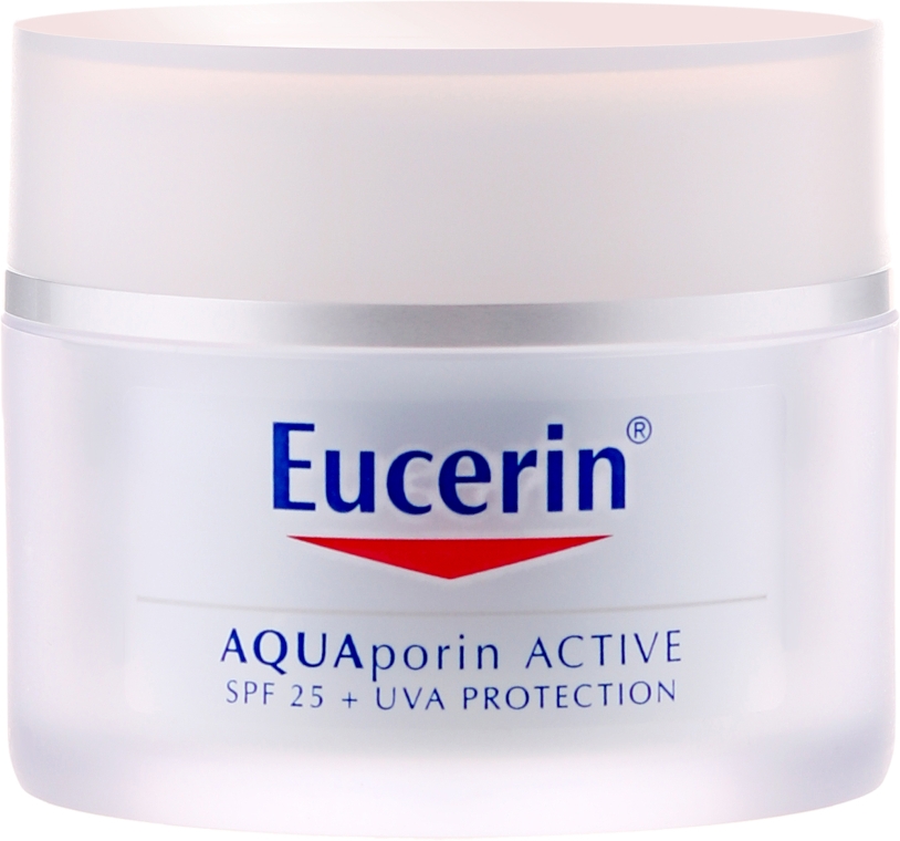 Увлажняющий крем для лица - Eucerin AquaPorin Active Deep Long-lasting Hydration For All Skin Types SPF 25 + UVA — фото N2