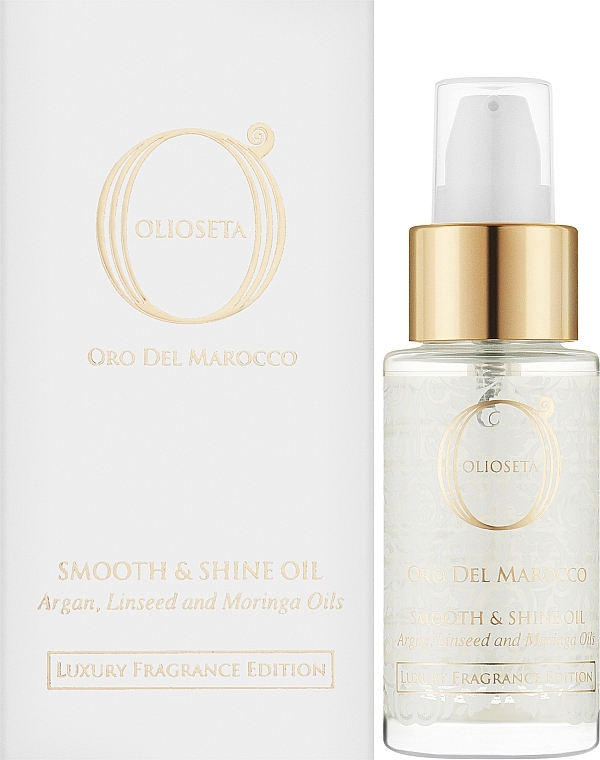 Масло для волос "Гладкость и блеск" - Barex Italiana Olioseta Oro Del Marocco Smooth & Shine Oil — фото N2