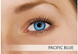 Цветные контактные линзы, 2шт, pacific blue - Alcon FreshLook Dimensions — фото N2