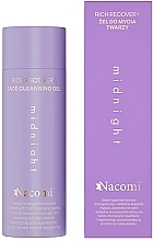 Очищувальний гель для обличчя - Nacomi Rich Recovery Midnight Face Cleansing Gel — фото N1