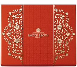 Molton Brown Delicious Rhubarb & Rose Hand Care Gift Set - Набор (h/soap/100ml + h/cr/40ml + h/lot/100ml) — фото N2