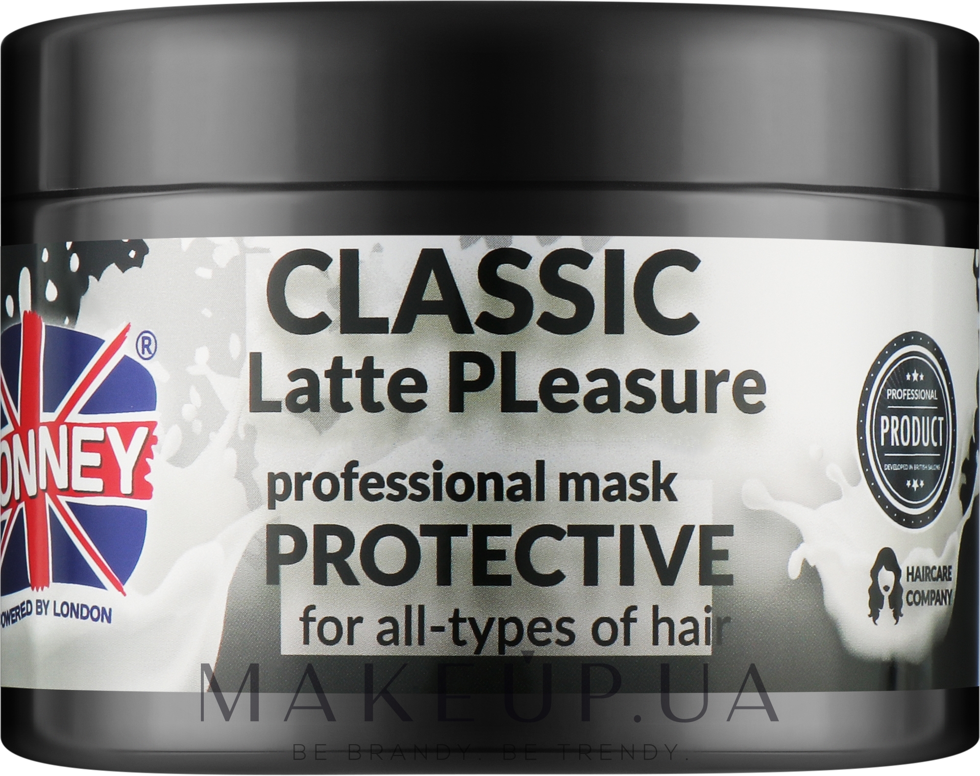 Маска для волос - Ronney Professional Mask Classic Latte Pleasure Protective — фото 300ml