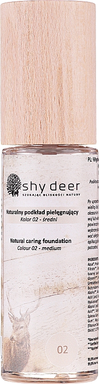 Тональна основа для обличчя - Shy Deer Natural Caring Foundation — фото N1