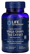 Парфумерія, косметика Екстракт зеленого чаю з низьким вмістом кофеїну - Life Extension Lightly Caffeinated Mega Green Tea Extract