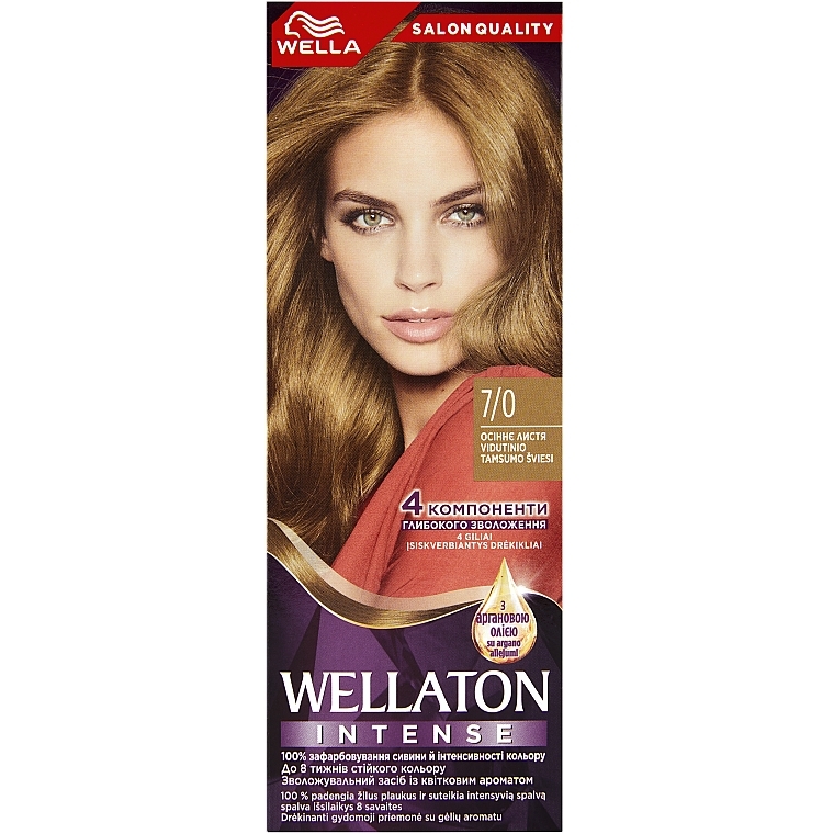 УЦЕНКА Стойкая крем-краска для волос - Wella Professionals Wellaton * — фото N2