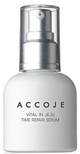Парфумерія, косметика Відновлювальна сироватка для обличчя - Accoje Vital in Jeju Time Repair Serum