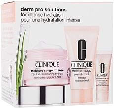 Парфумерія, косметика Набір - Clinique Derm Pro Solutions For Intense Hydration Set (f/cr/50ml + f/mask/30ml + eye/conc/mini/5ml)