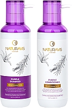 Набор шампунь и кондиционер "Purple" - Naturavis Purple Shampoo & Conditioner Set (shm/500ml + cond/500ml) — фото N2