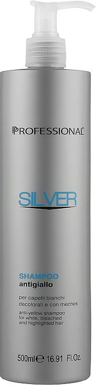 Шампунь анти-желтый эффект - Professional Silver Shampoo — фото N1