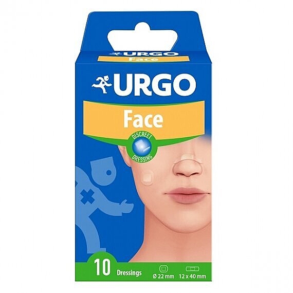 Пластир медичний прозорий, 2 розміри               - Urgo Face — фото N1