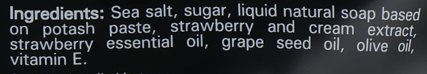 Натуральный солевой скраб для тела "Клубника со сливками" - Enjoy & Joy Enjoy Eco Strawberries and Cream Body Scrub — фото N3