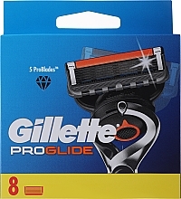Сменные кассеты для бритья, 8 шт. - Gillette Fusion ProGlide — фото N1