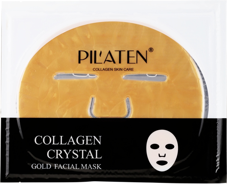 Маска для лица с коллагеном - Pilaten Collagen Crystal Gold Facial Mask — фото N1