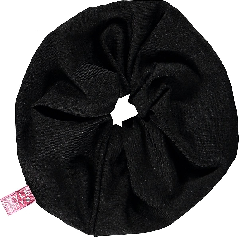 Резинка для волос, черная - Styledry XXL Scrunchie After Dark — фото N1