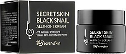 Духи, Парфюмерия, косметика Крем для лица с муцином черной улитки - Secret Skin Black Snail All In One Cream