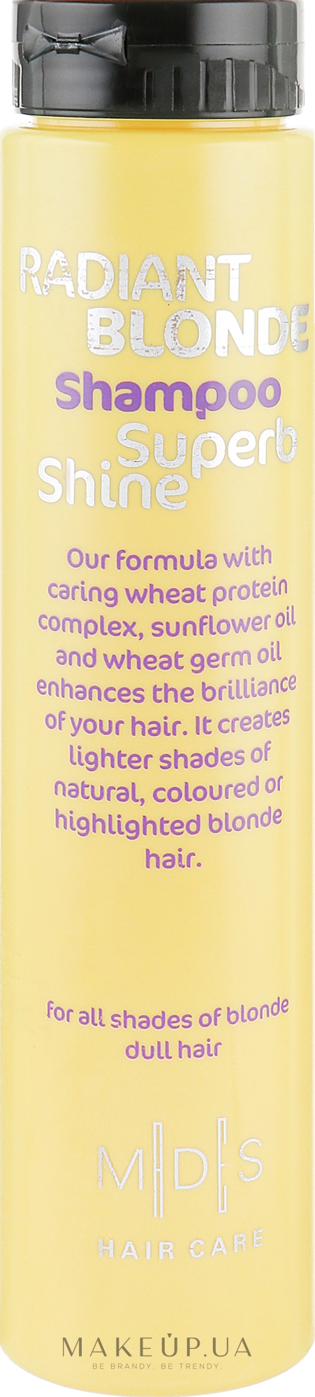 Шампунь «Звездный блеск. Сияющий блонд» - Mades Cosmetics Radiant Blonde Superb Shine Shampoo  — фото 250ml