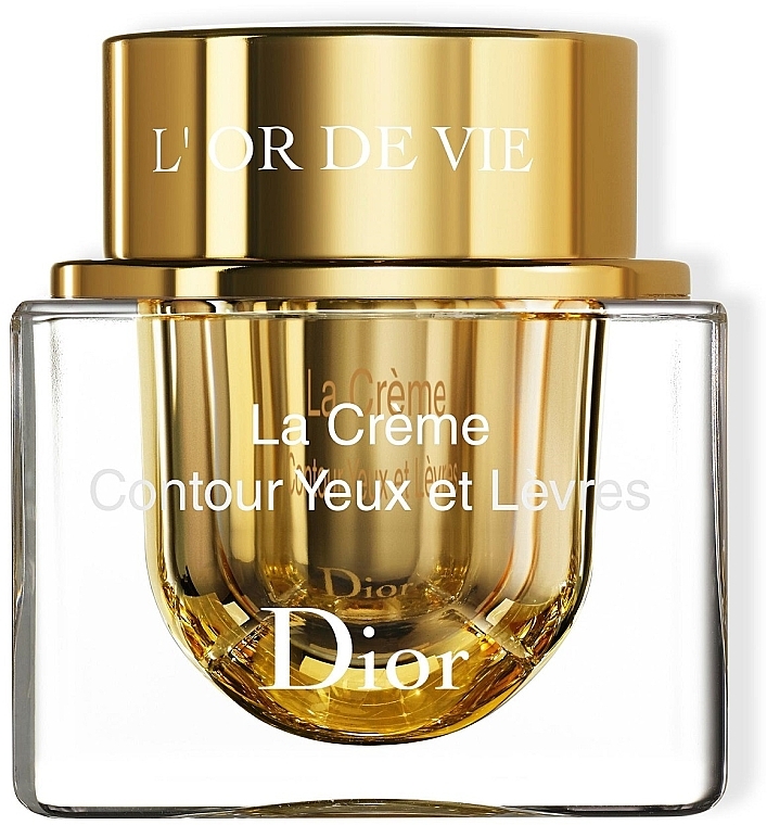 Крем для контуру очей та губ - Christian Dior L'Or de Vie La Creme Contour Yeux et Levres Refillable — фото N1