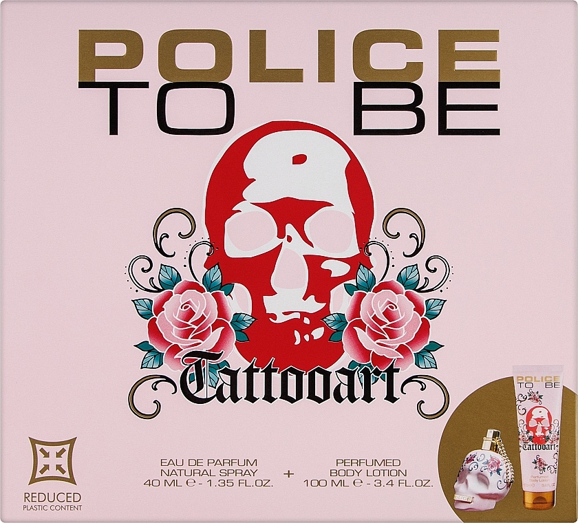 Police To Be Tattooart For Woman - Набор (edp/40ml + b/lot/100ml)