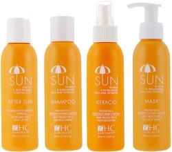 Духи, Парфюмерия, косметика Набор - HairConcept Suncare (sham/125ml + mask/125ml + spray/125ml + lotion/125ml)